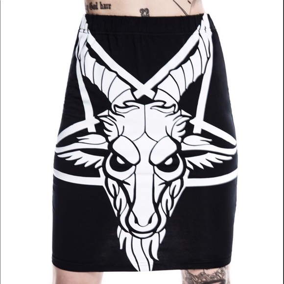 Killstar Dresses & Skirts - NWT KILLSTAR Killin It Baphomet Skirt goth punk